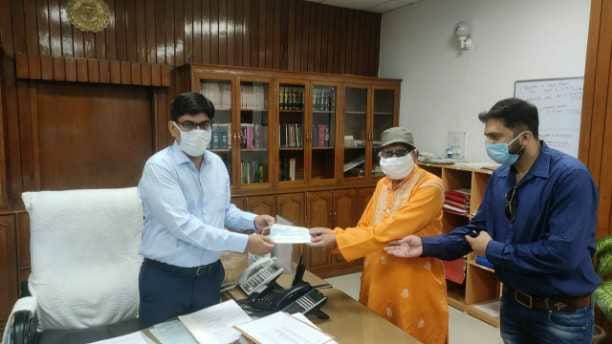 Sahaja Yoga Meditation Trust gave one lakh one thousand rupees to Haryana Corona Relief Fund
